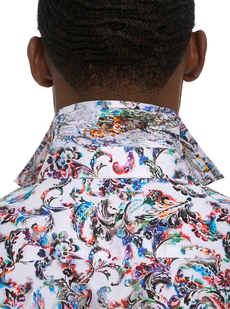 MONSOON SHORT SLEEVE BUTTON DOWN SHIRT
