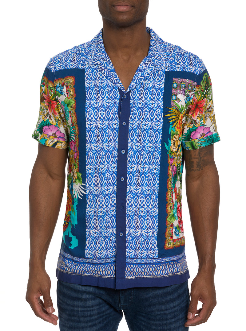 SHERE KHAN SHORT SLEEVE BUTTON DOWN SHIRT