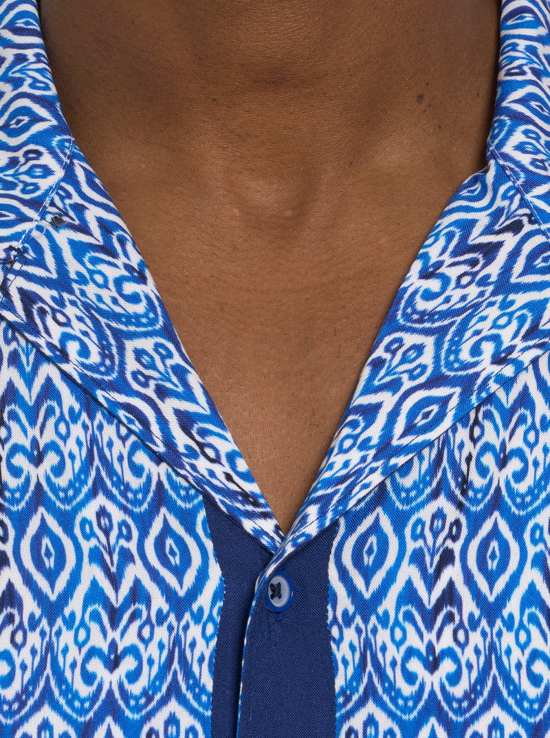 SHERE KHAN SHORT SLEEVE BUTTON DOWN SHIRT