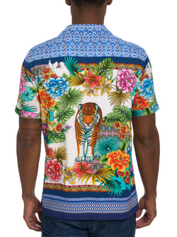 SHERE KHAN SHORT SLEEVE BUTTON DOWN SHIRT