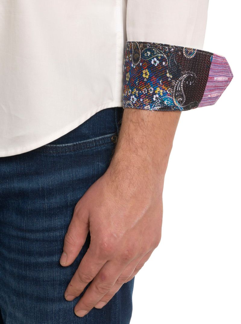 SAGER LONG SLEEVE BUTTON DOWN SHIRT
