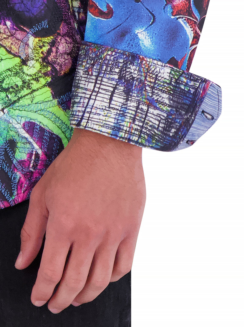 QUASAR LONG SLEEVE BUTTON DOWN SHIRT