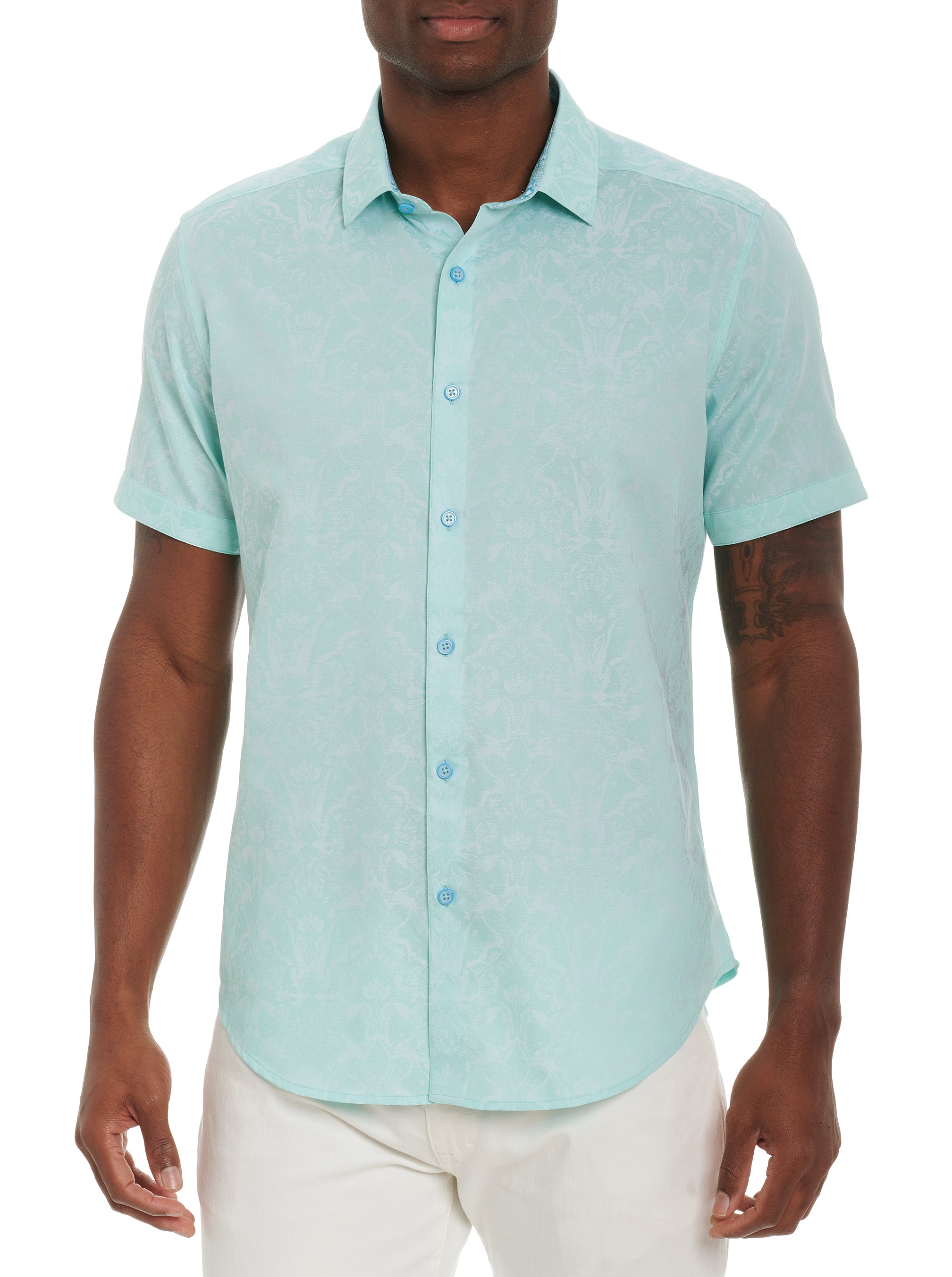 HIGHLAND SHORT SLEEVE BUTTON DOWN SHIRT