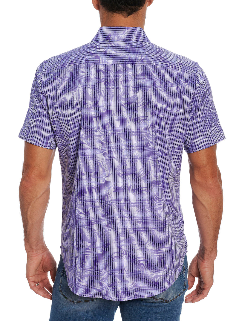 RUM SWIZZLE SHORT SLEEVE BUTTON DOWN SHIRT