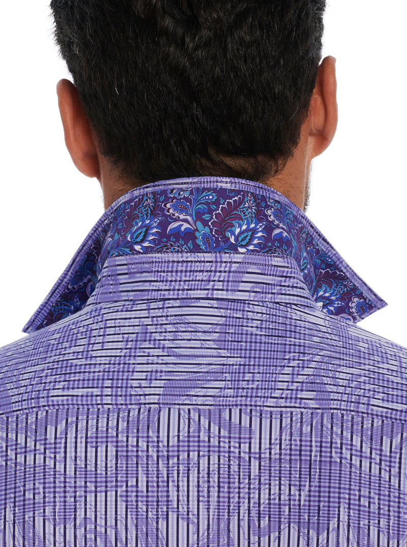 RUM SWIZZLE SHORT SLEEVE BUTTON DOWN SHIRT