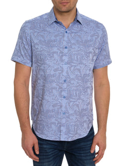 RUM SWIZZLE SHORT SLEEVE BUTTON DOWN SHIRT