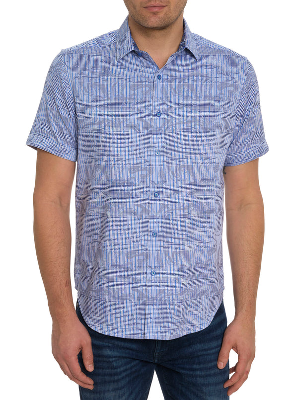 RUM SWIZZLE SHORT SLEEVE BUTTON DOWN SHIRT
