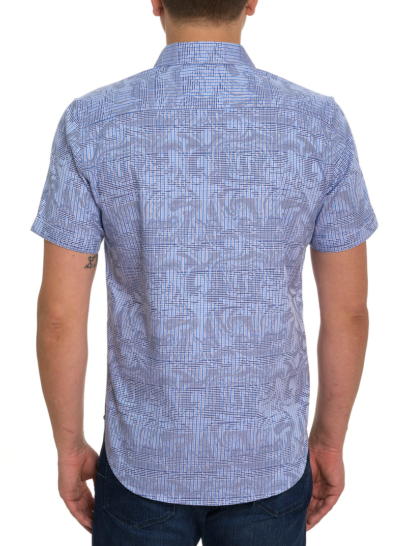 RUM SWIZZLE SHORT SLEEVE BUTTON DOWN SHIRT