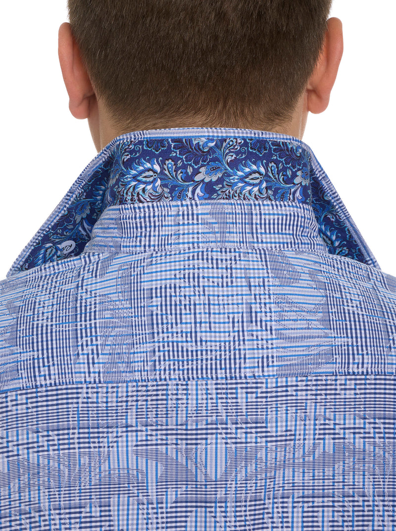 RUM SWIZZLE SHORT SLEEVE BUTTON DOWN SHIRT
