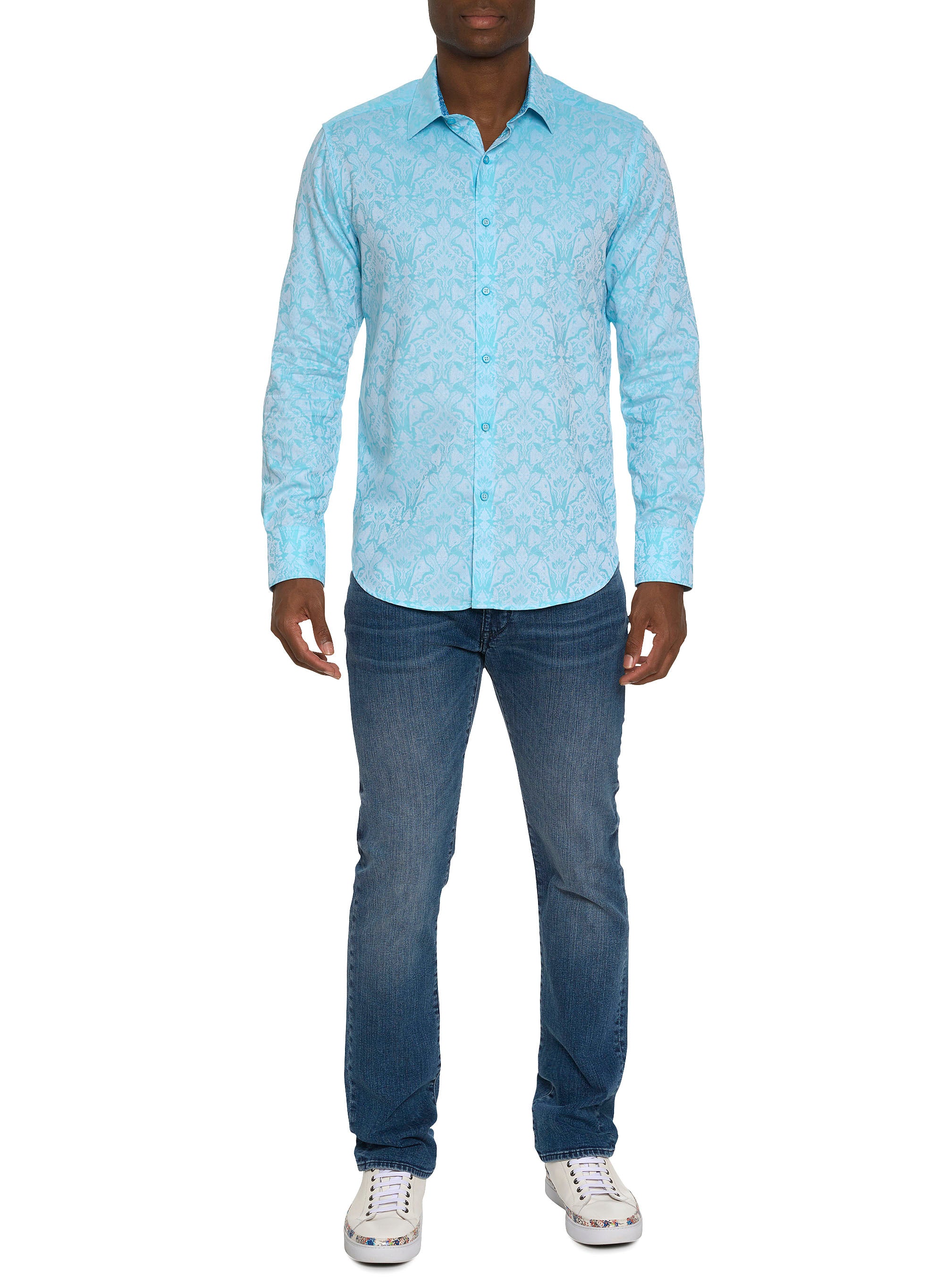 HIGHLAND LONG SLEEVE BUTTON DOWN SHIRT