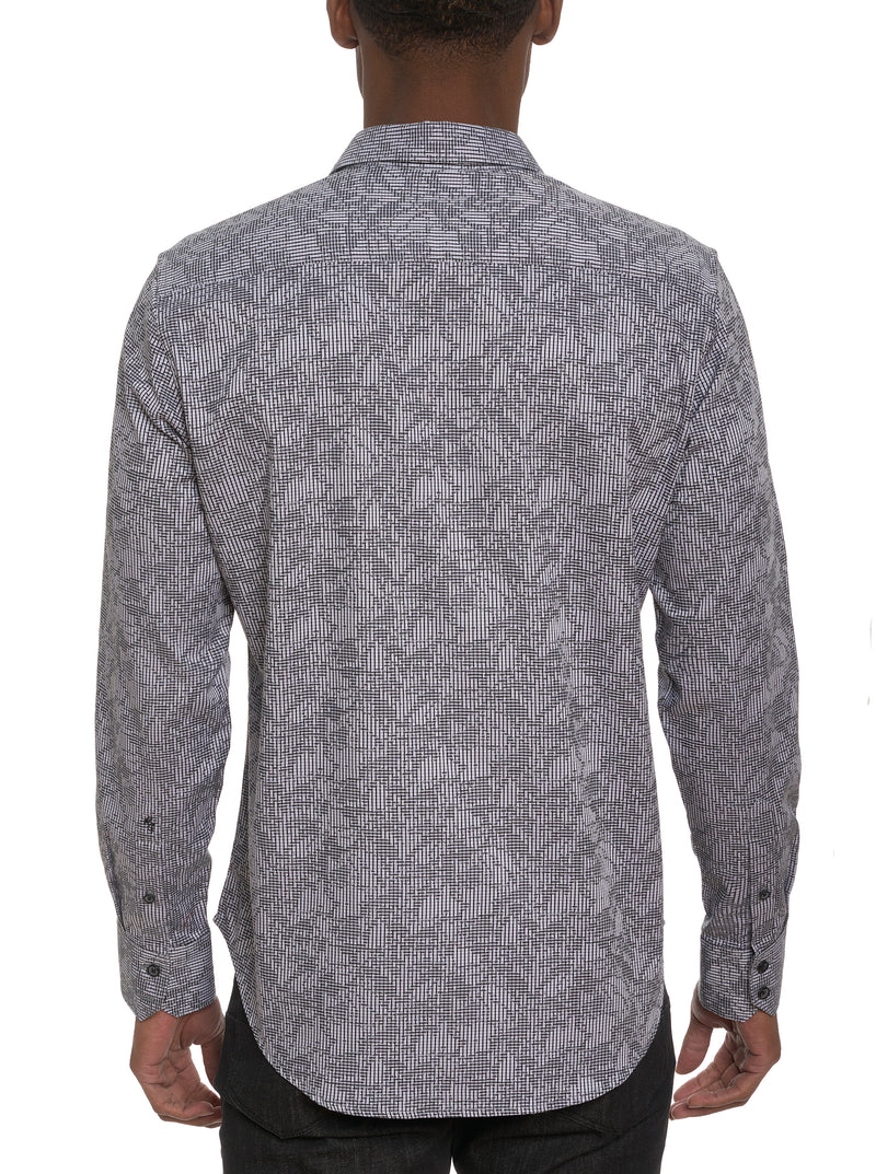 ELECTRIC SLIDE LONG SLEEVE BUTTON DOWN SHIRT