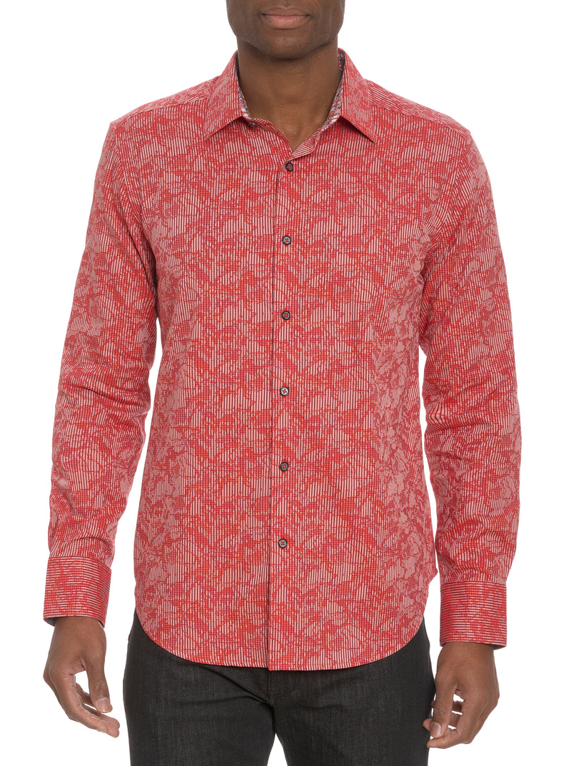 ELECTRIC SLIDE LONG SLEEVE BUTTON DOWN SHIRT