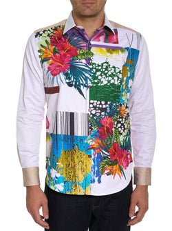 LIMITED EDITION FELIX BLOSSOM LONG SLEEVE BUTTON DOWN SHIRT 