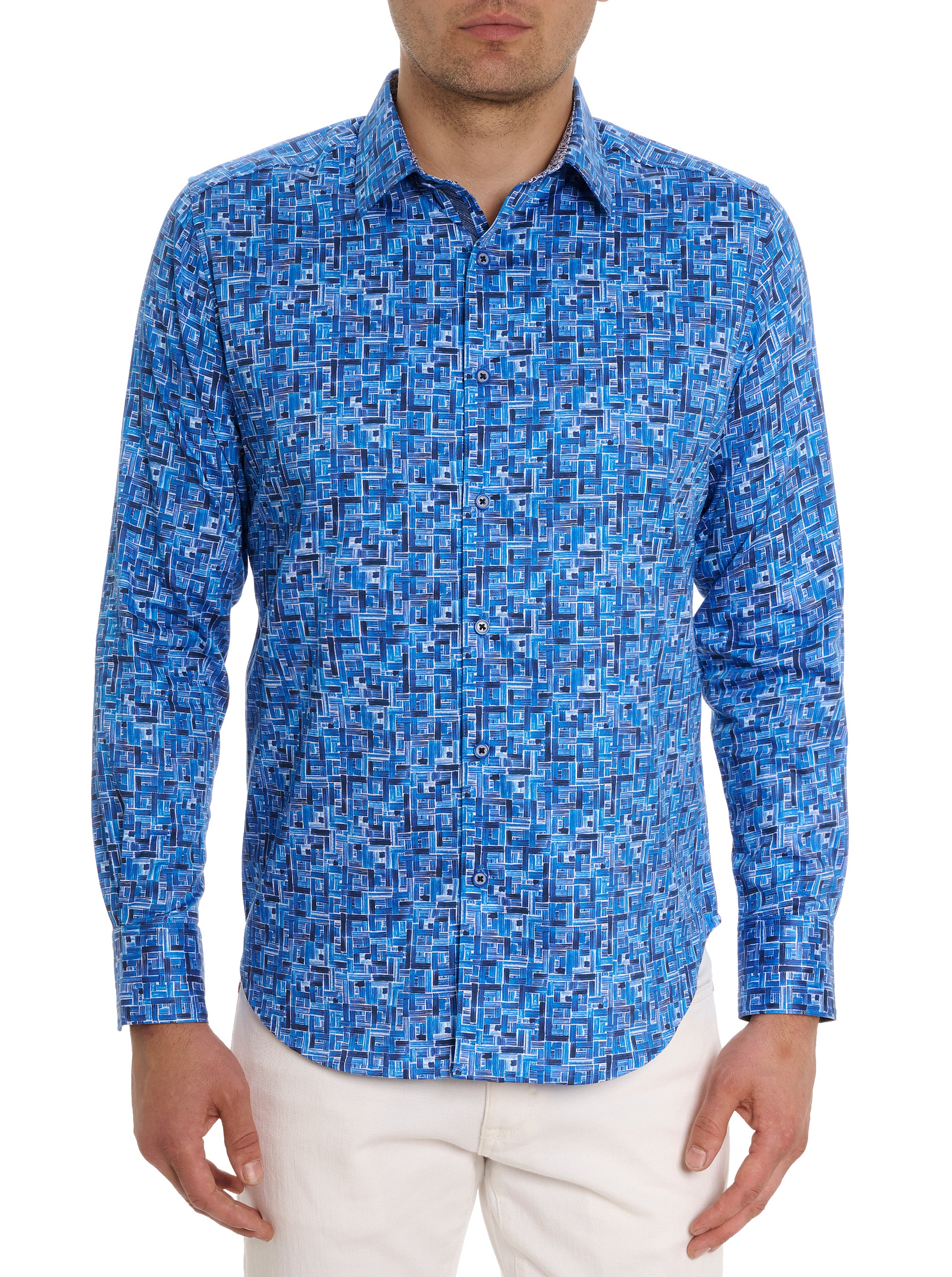 SEAS THE DAY LONG SLEEVE BUTTON DOWN SHIRT BIG