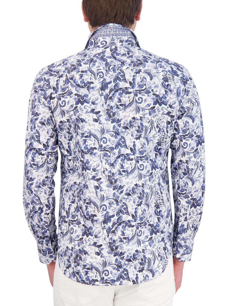 SANTA CRUZ LONG SLEEVE BUTTON DOWN SHIRT