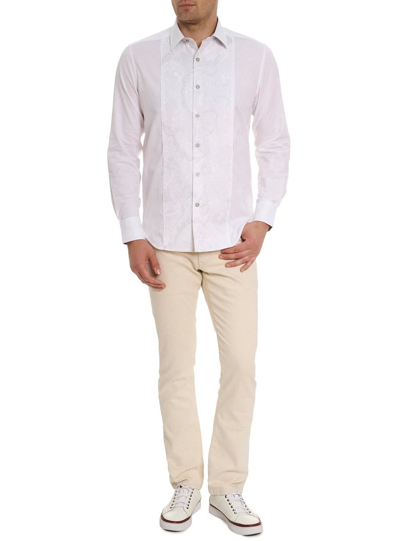 CLARION LONG SLEEVE BUTTON DOWN SHIRT