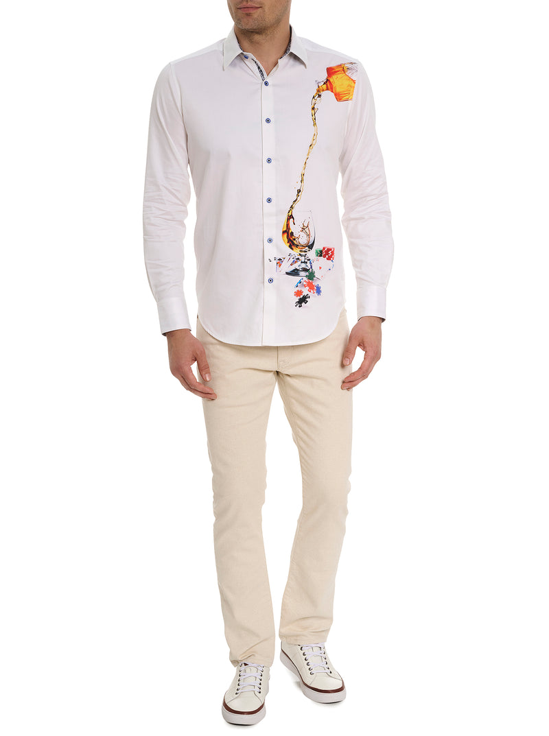 ALL-IN LONG SLEEVE BUTTON DOWN SHIRT