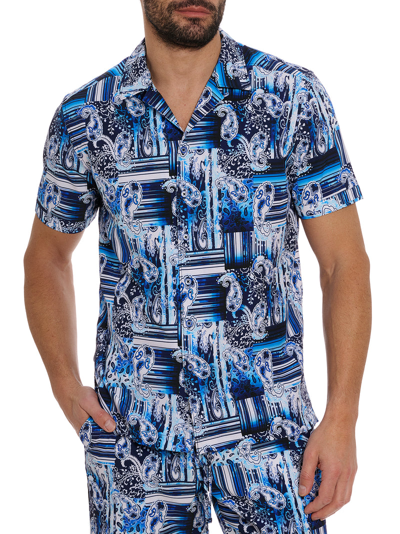 MAKUA SHORT SLEEVE BUTTON DOWN SHIRT – Robert Graham MAKUA SHORT SLEEVE BUTTON DOWN SHIRT – Robert Graham