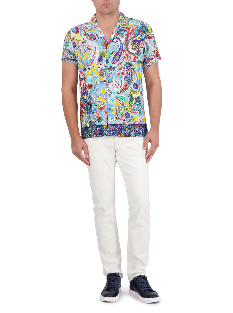 THE DRAKE SHORT SLEEVE BUTTON DOWN SHIRT