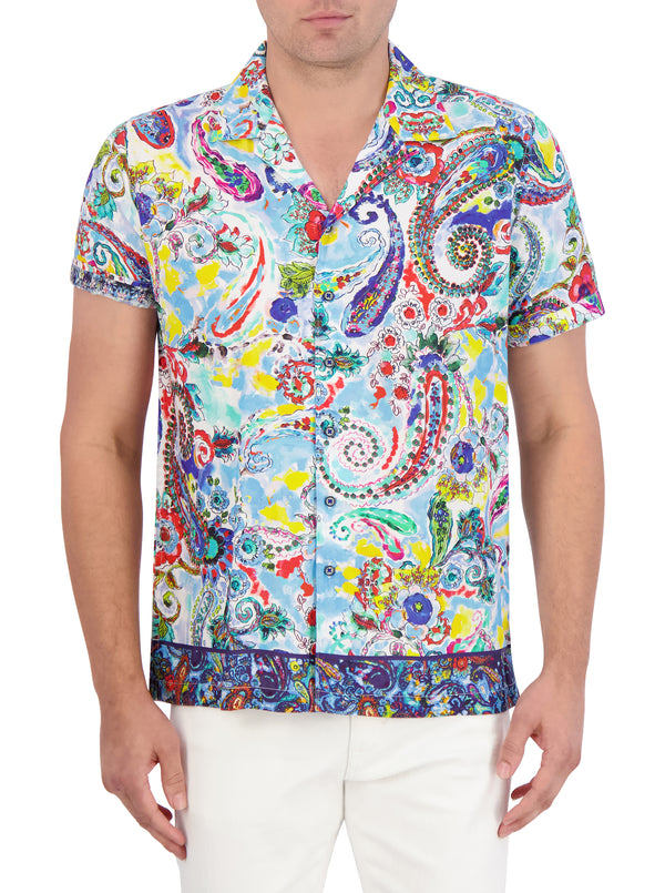 THE DRAKE SHORT SLEEVE BUTTON DOWN SHIRT
