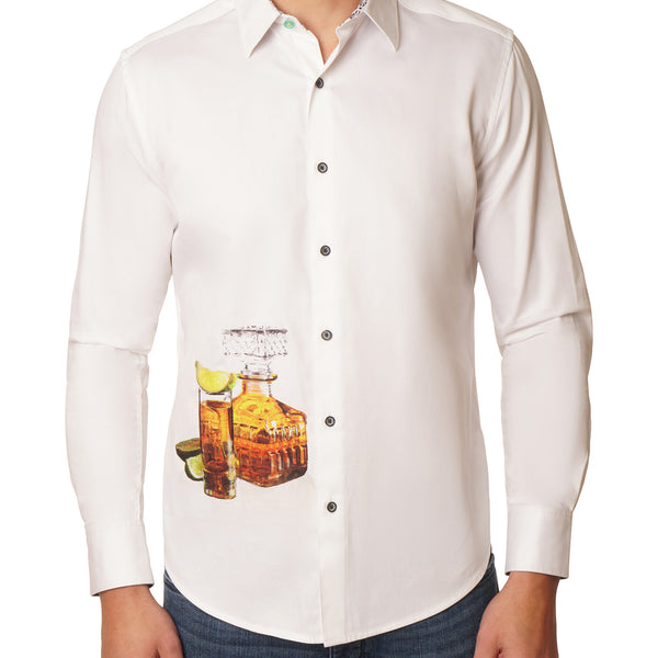 Robert graham white dress shirt hotsell