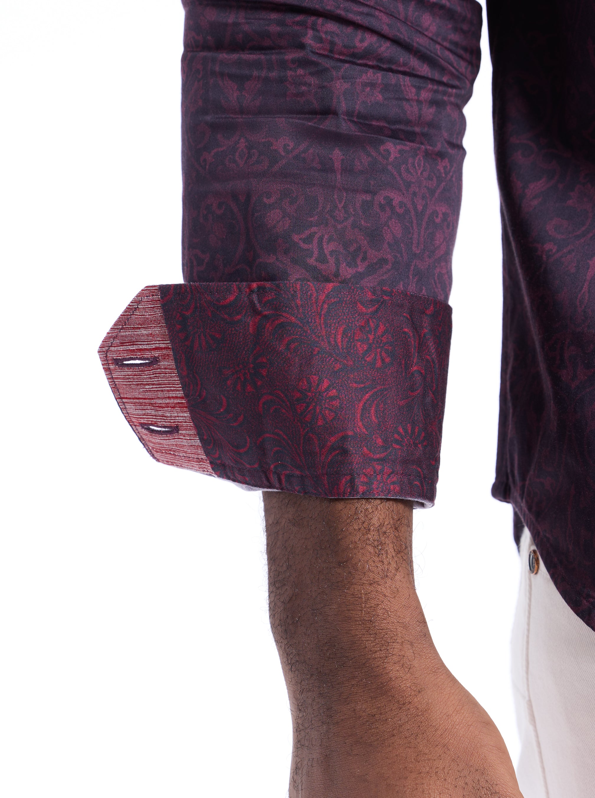 ROYAL MIDNIGHT LONG SLEEVE BUTTON DOWN SHIRT