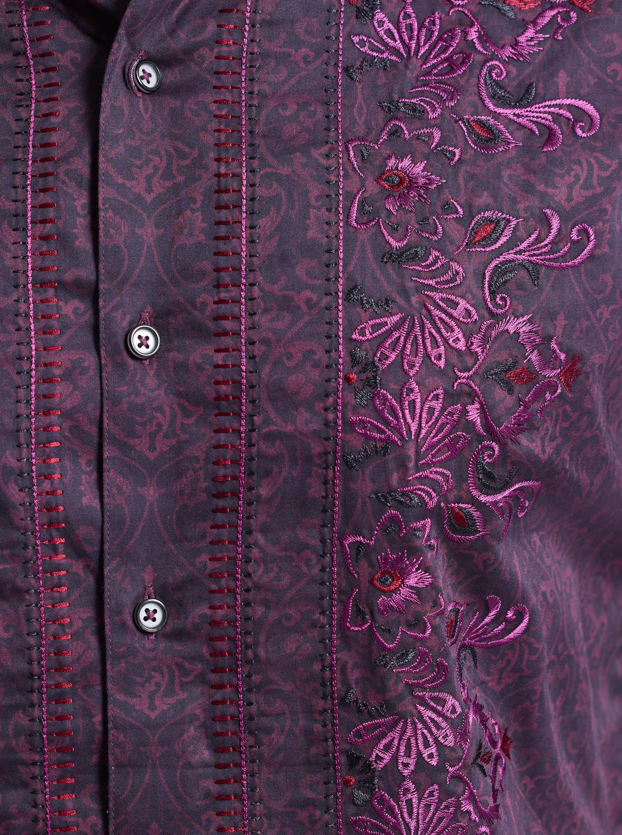 ROYAL MIDNIGHT LONG SLEEVE BUTTON DOWN SHIRT