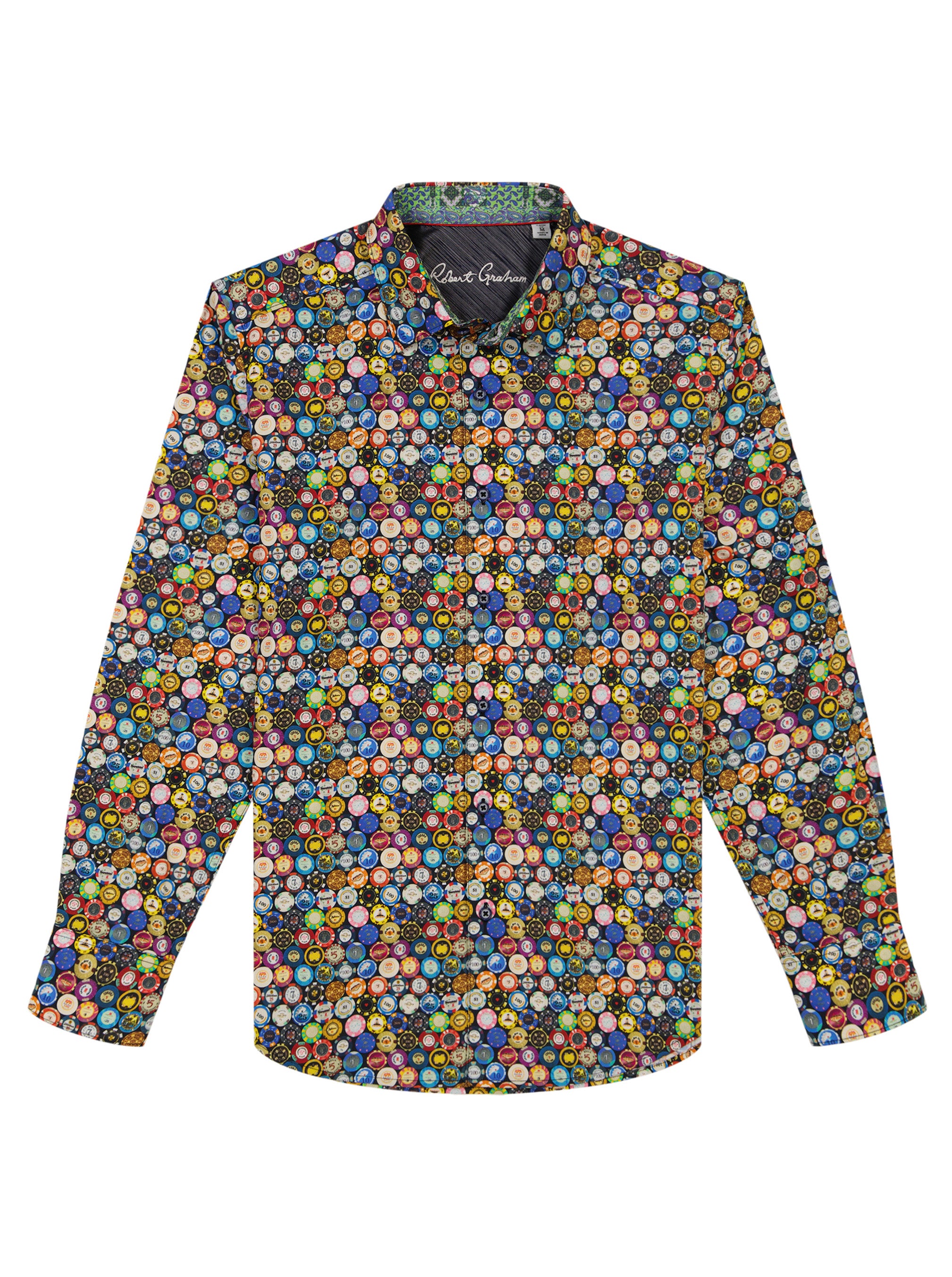 HIGHROLLER LONG SLEEVE BUTTON DOWN SHIRT