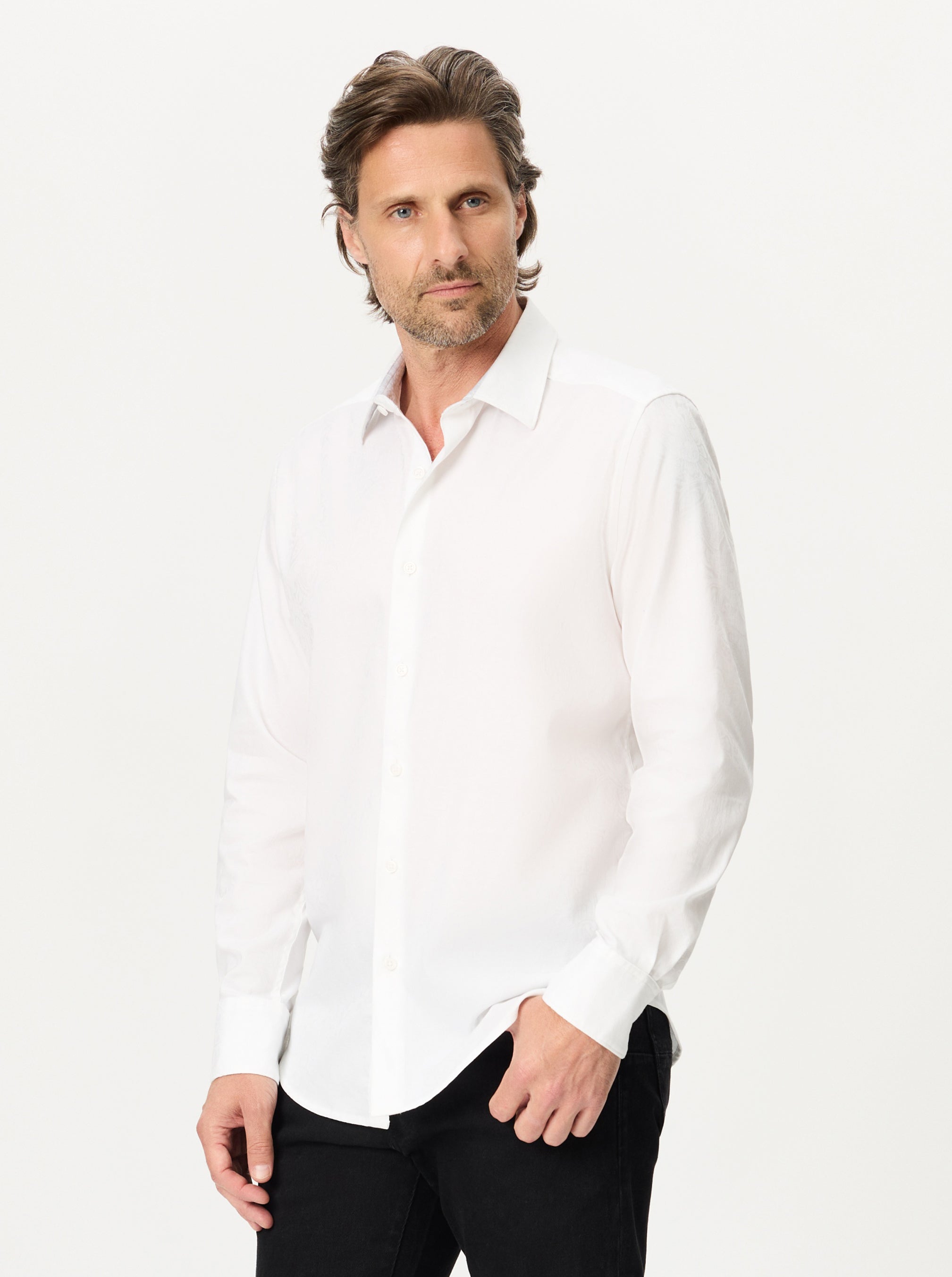 HUDSON LONG SLEEVE BUTTON DOWN SHIRT