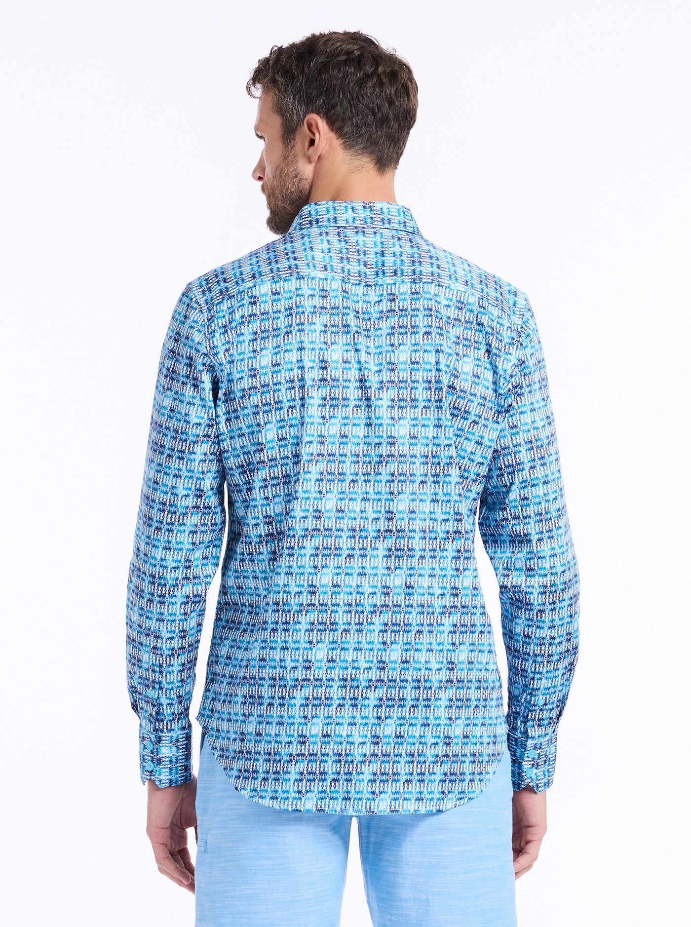 WESTMORELAND LONG SLEEVE BUTTON DOWN SHIRT