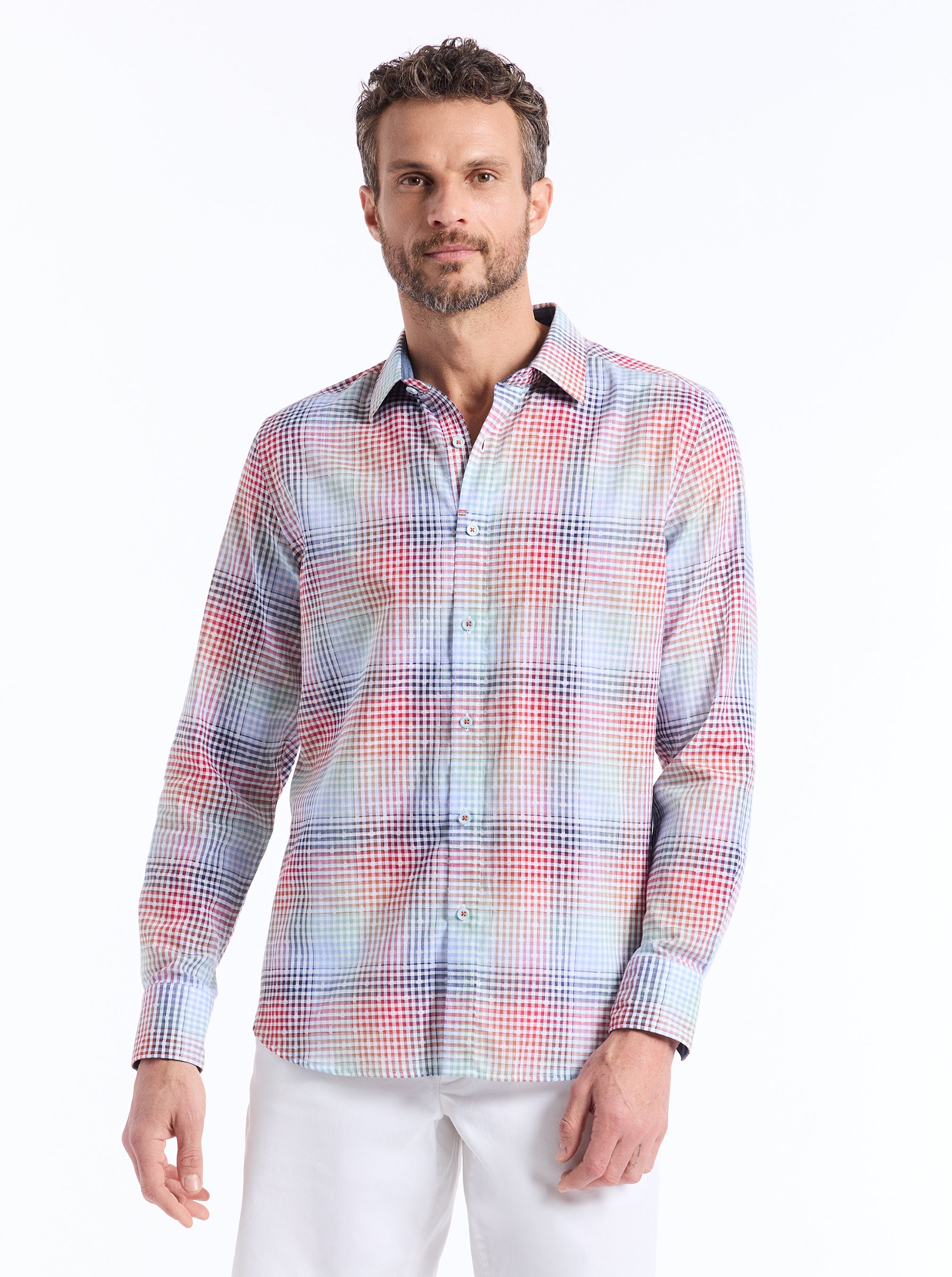 LIGETT LONG SLEEVE BUTTON DOWN SHIRT