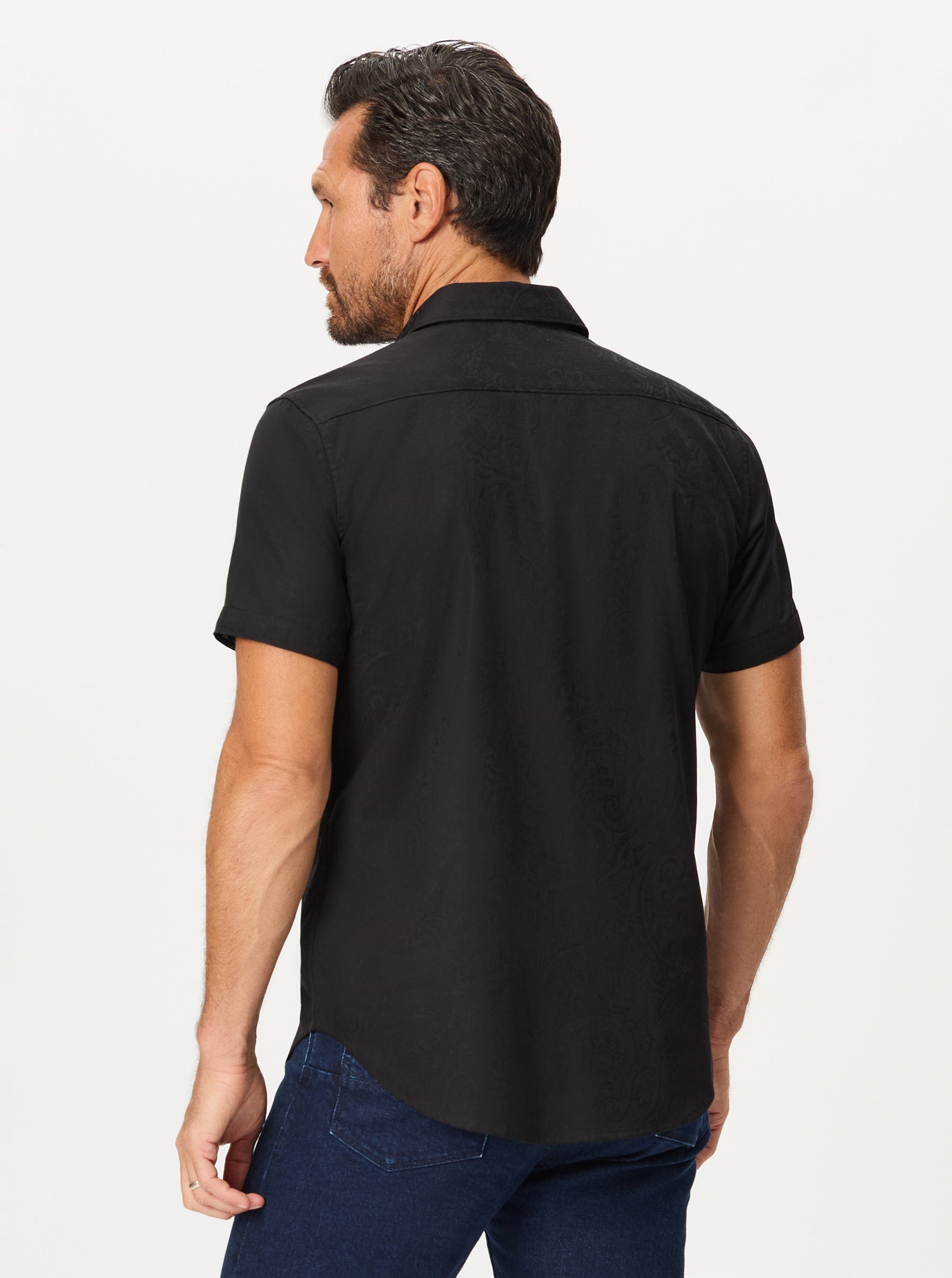 HUDSON SHORT SLEEVE BUTTON DOWN SHIRT