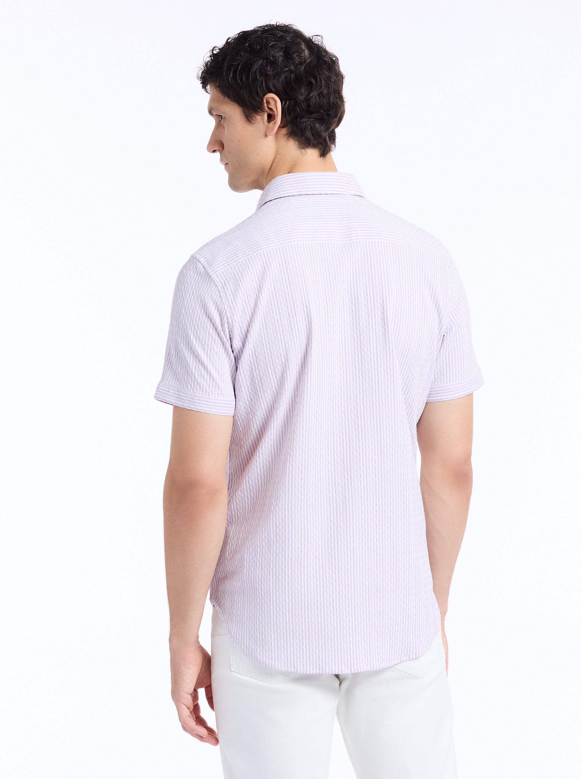 FORNILLO SHORT SLEEVE BUTTON DOWN SHIRT