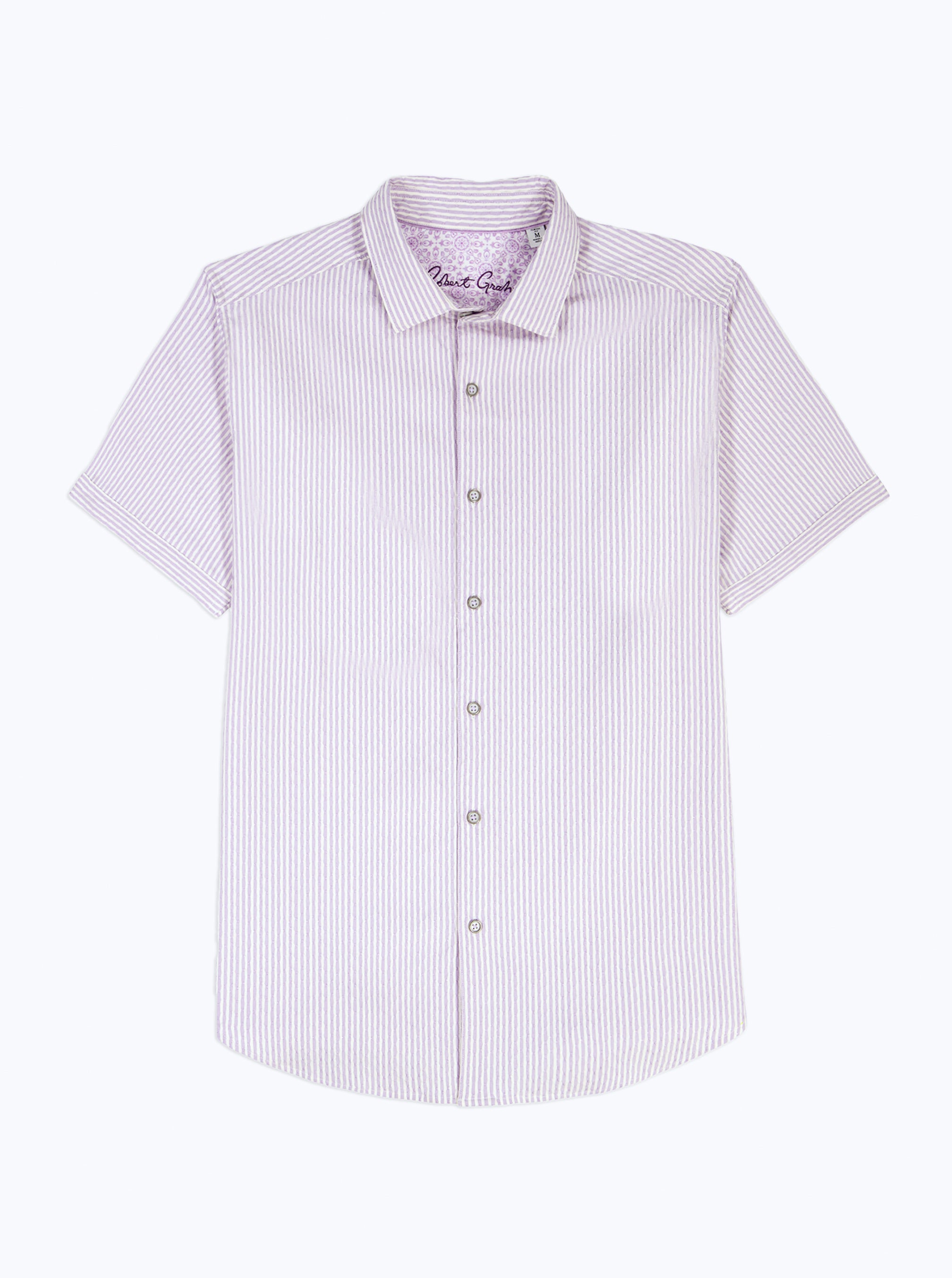 FORNILLO SHORT SLEEVE BUTTON DOWN SHIRT