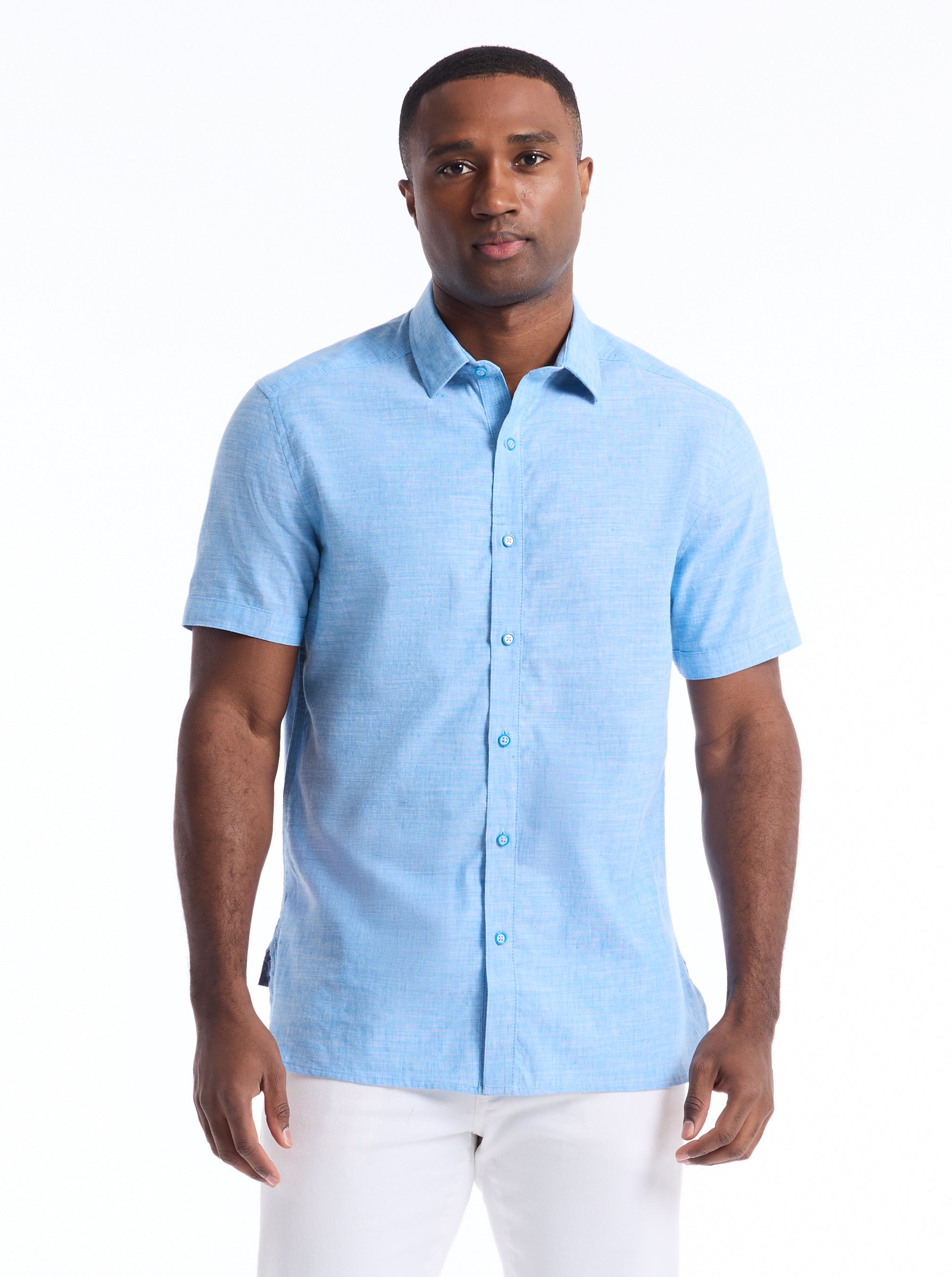 SUTTON SHORT SLEEVE BUTTON DOWN SHIRT