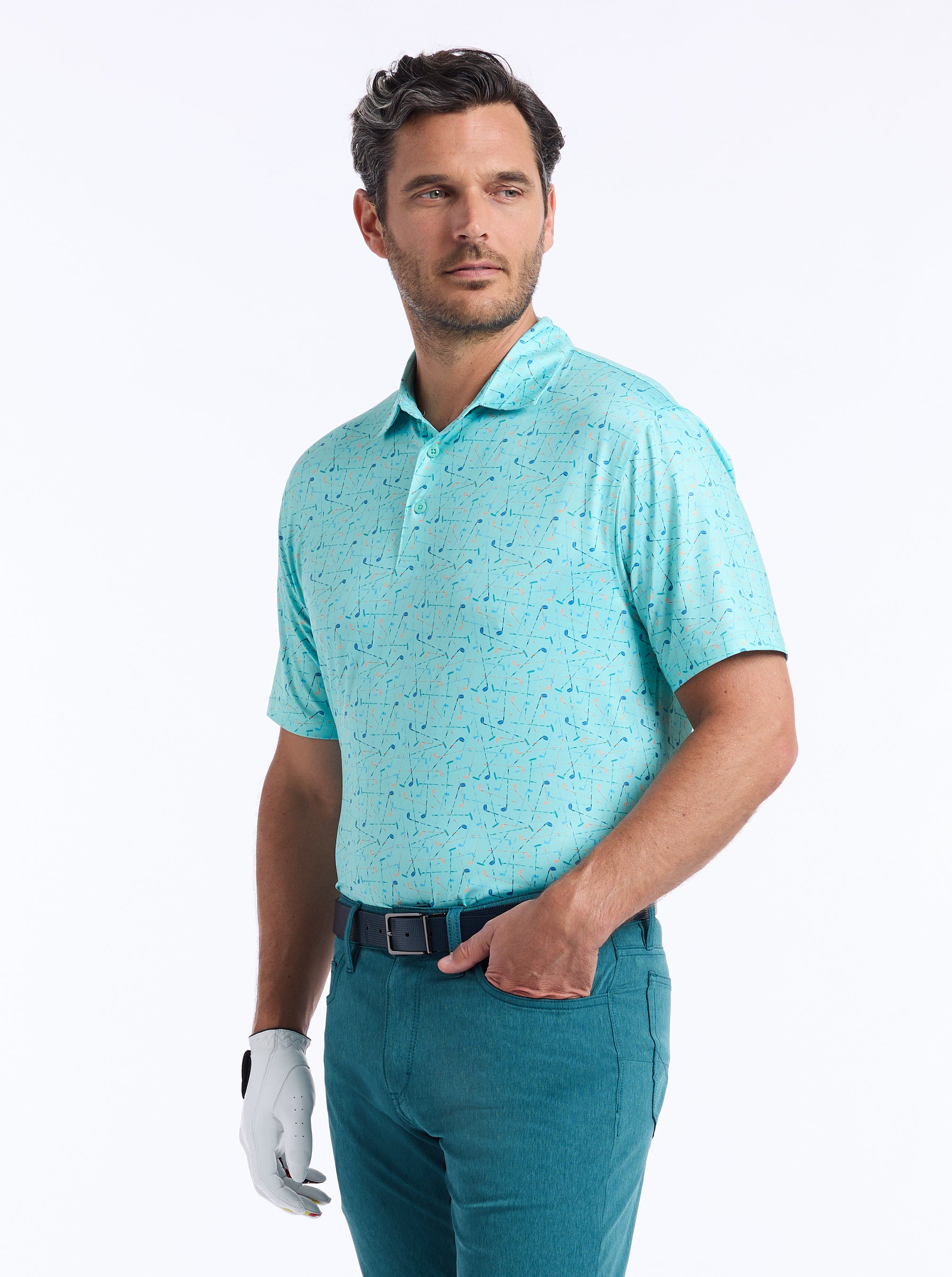 SWING SOCIETY SHORT SLEEVE POLO