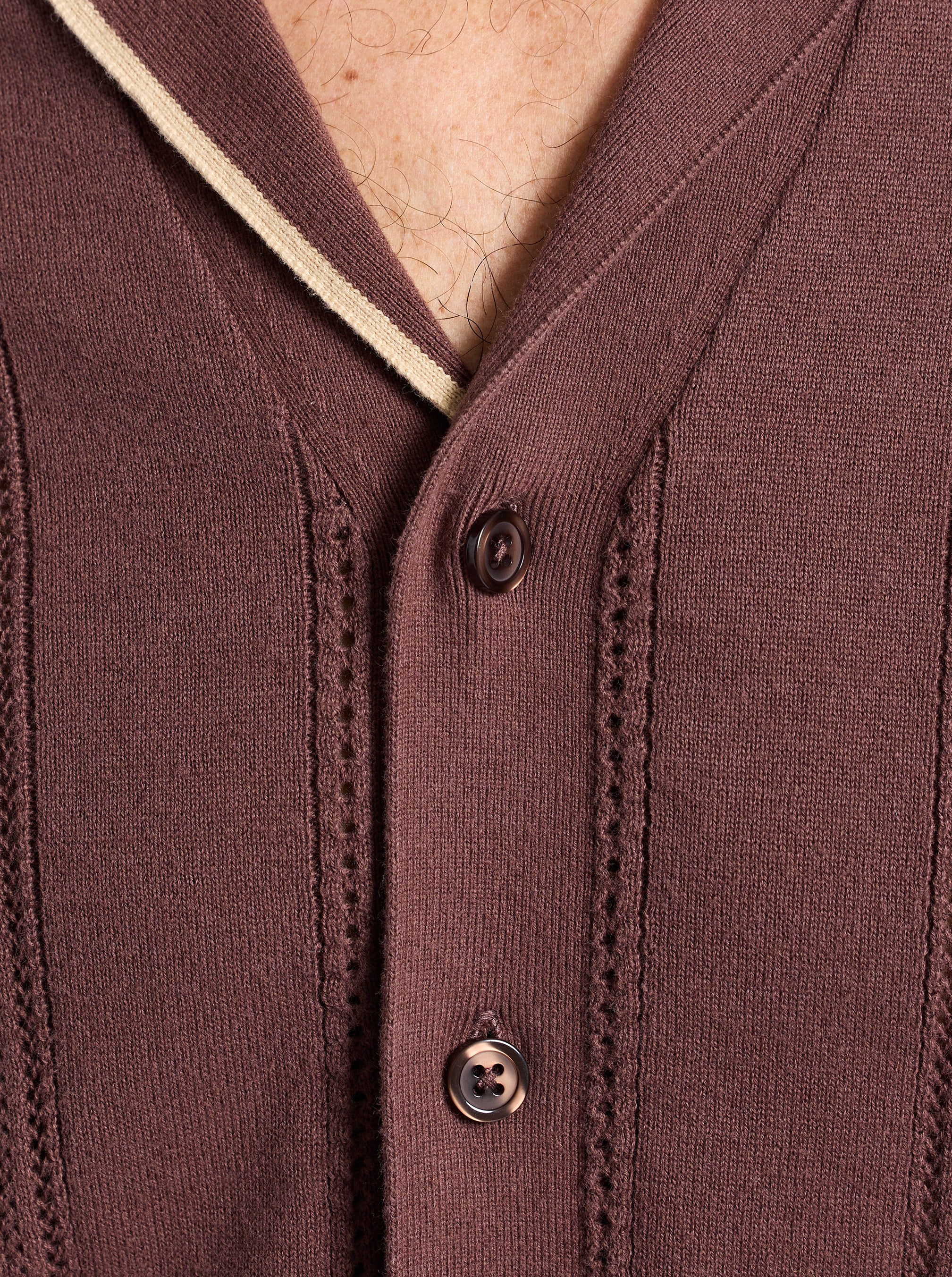 DELMAR SHORT SLEEVE SWEATER