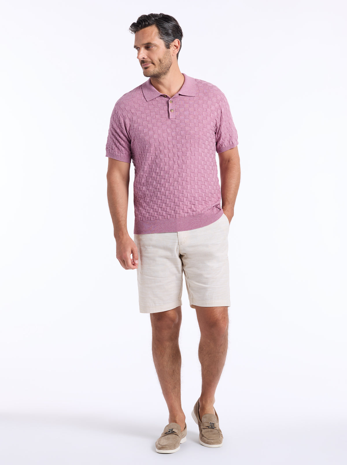 HAMPSON SHORT SLEEVE SWEATER BIG