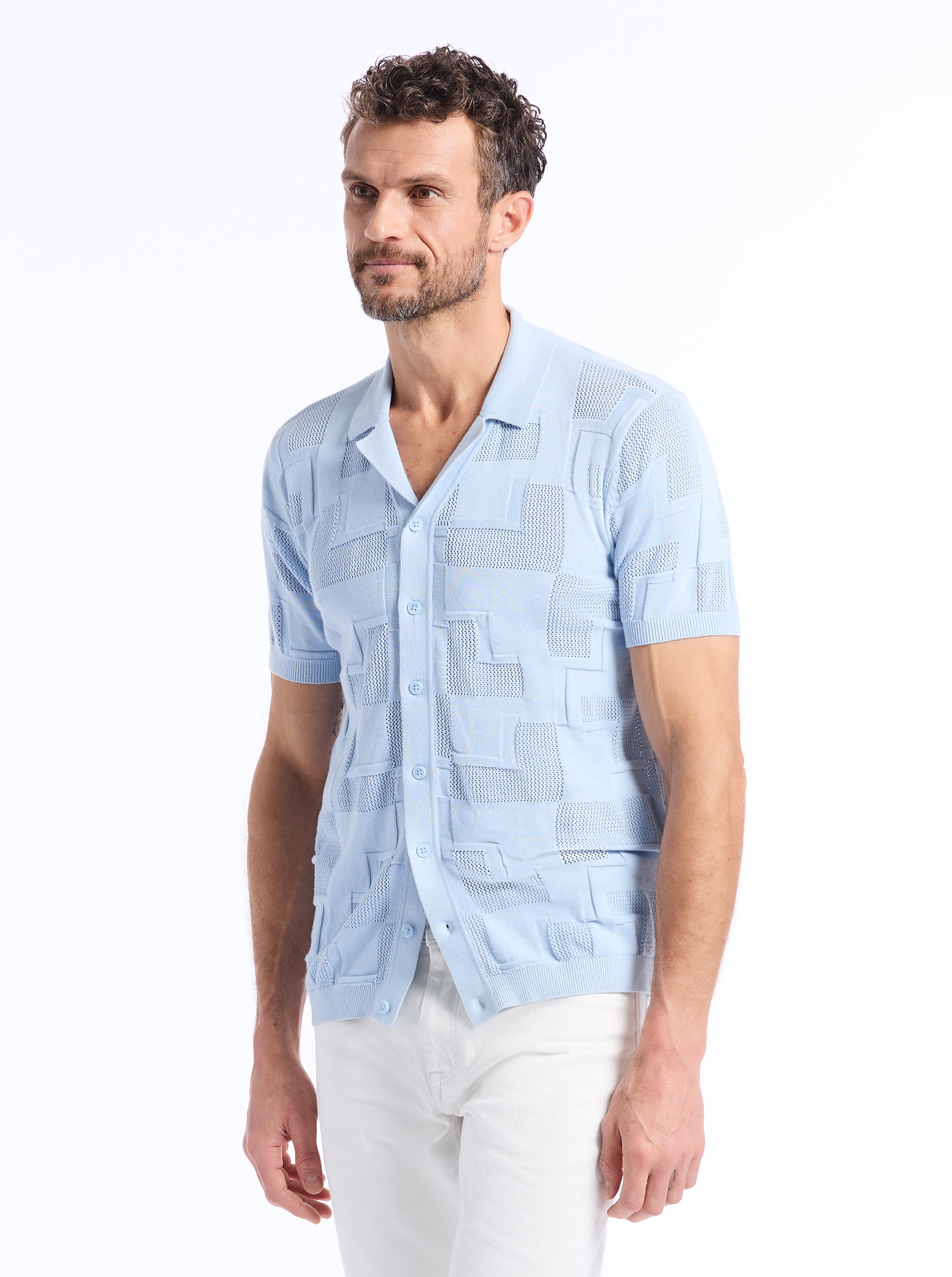 DRAYFORD SHORT SLEEVE SWEATER