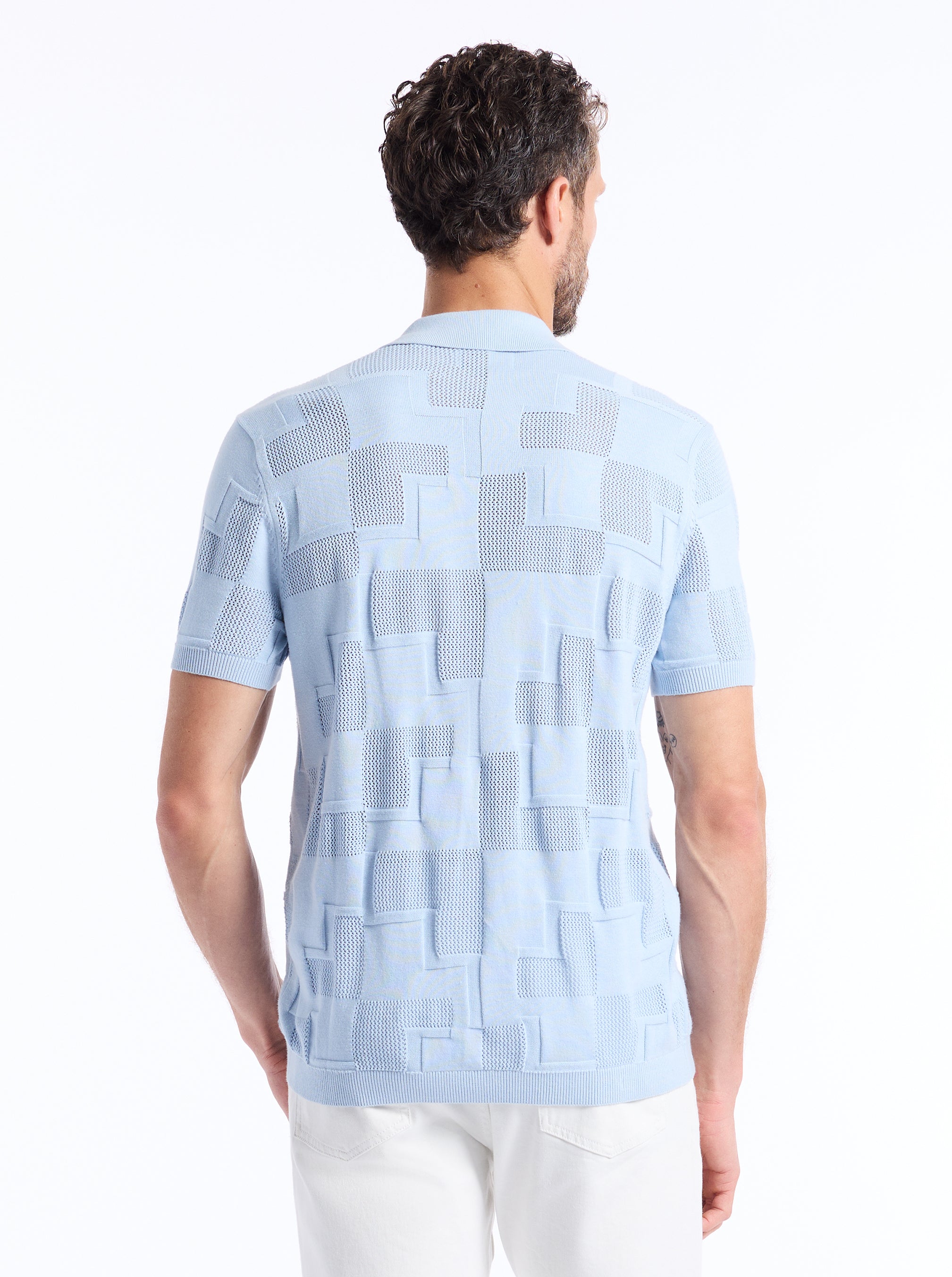 DRAYFORD SHORT SLEEVE SWEATER