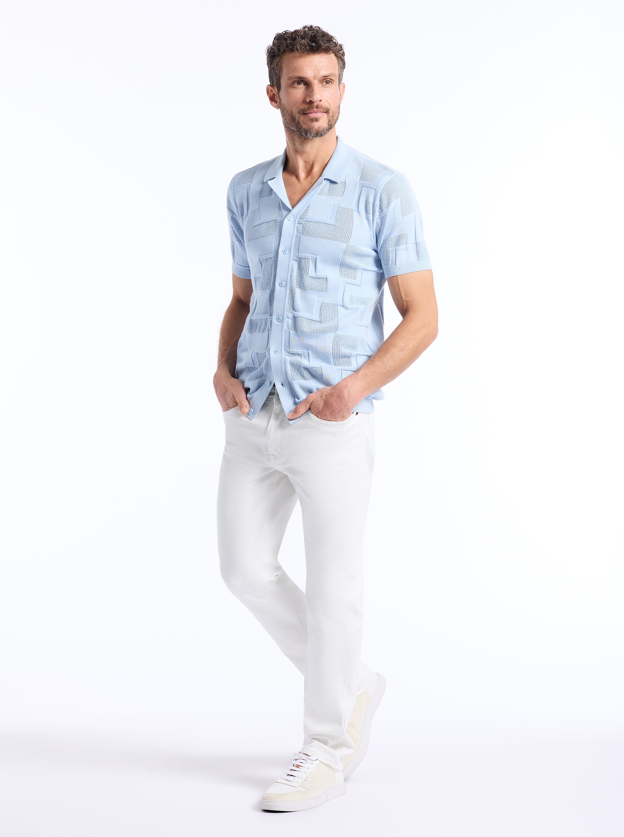 DRAYFORD SHORT SLEEVE SWEATER