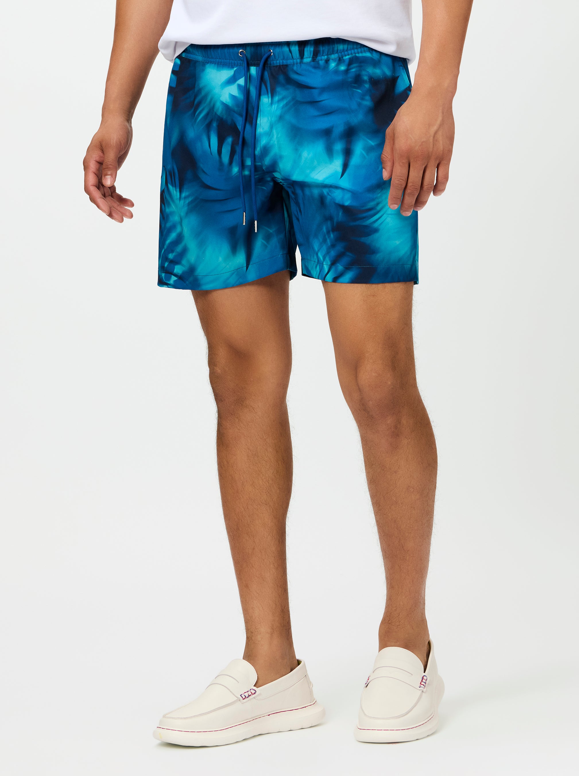 PALM LEAF SWIM TRUNKS