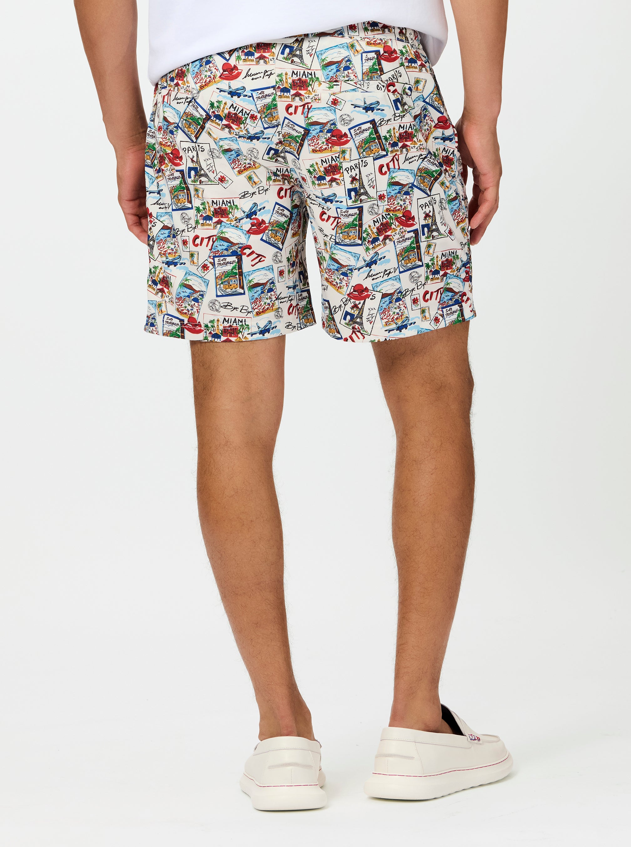 POSTCARDS SWIM TRUNKS