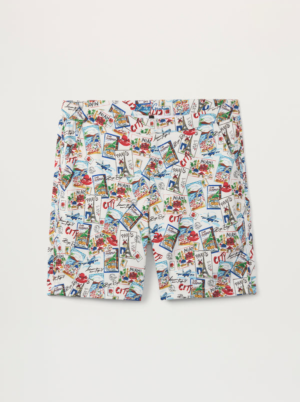 POSTCARDS SWIM TRUNKS