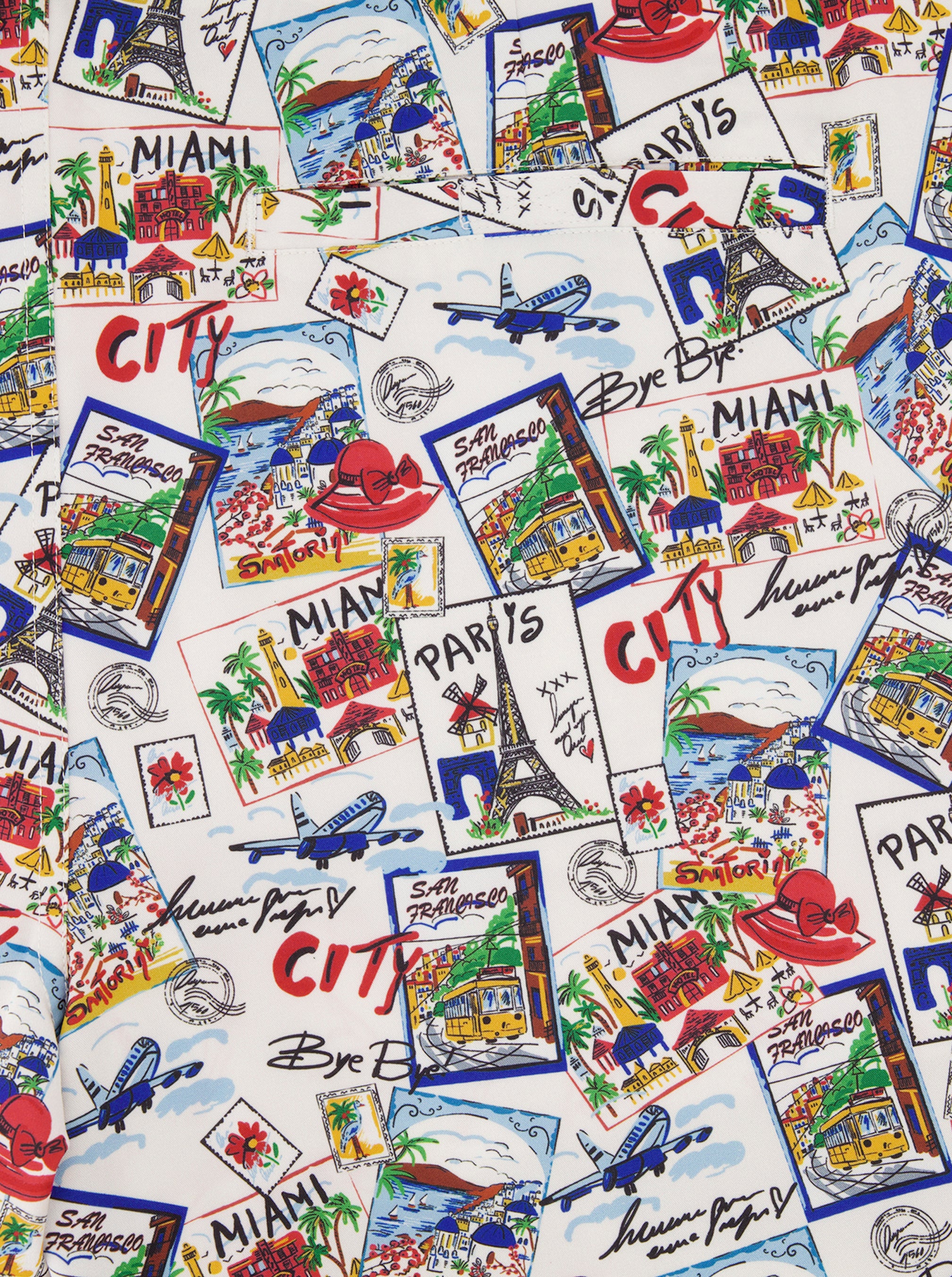POSTCARDS SWIM TRUNKS