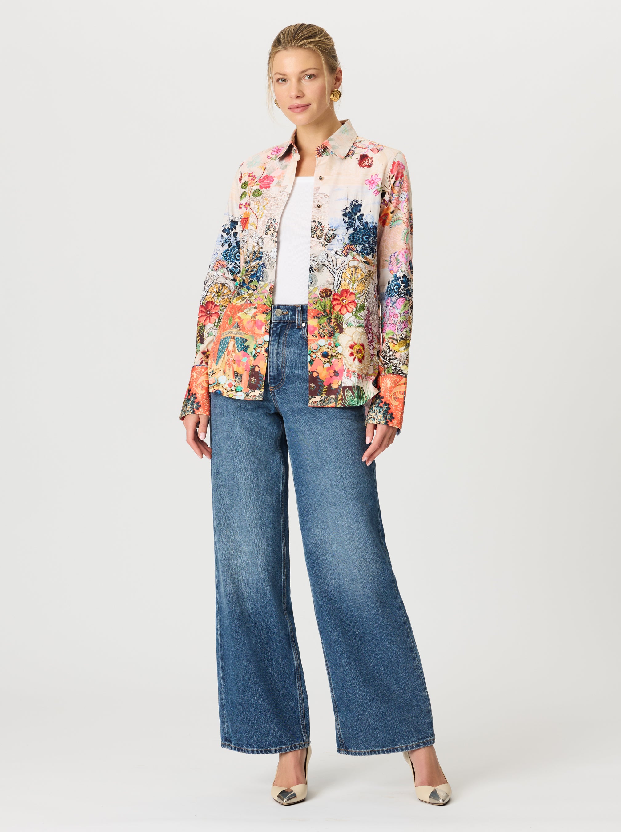 LIMITED EDITION WINGED TAPESTRY LONG SLEEVE SHIRT
