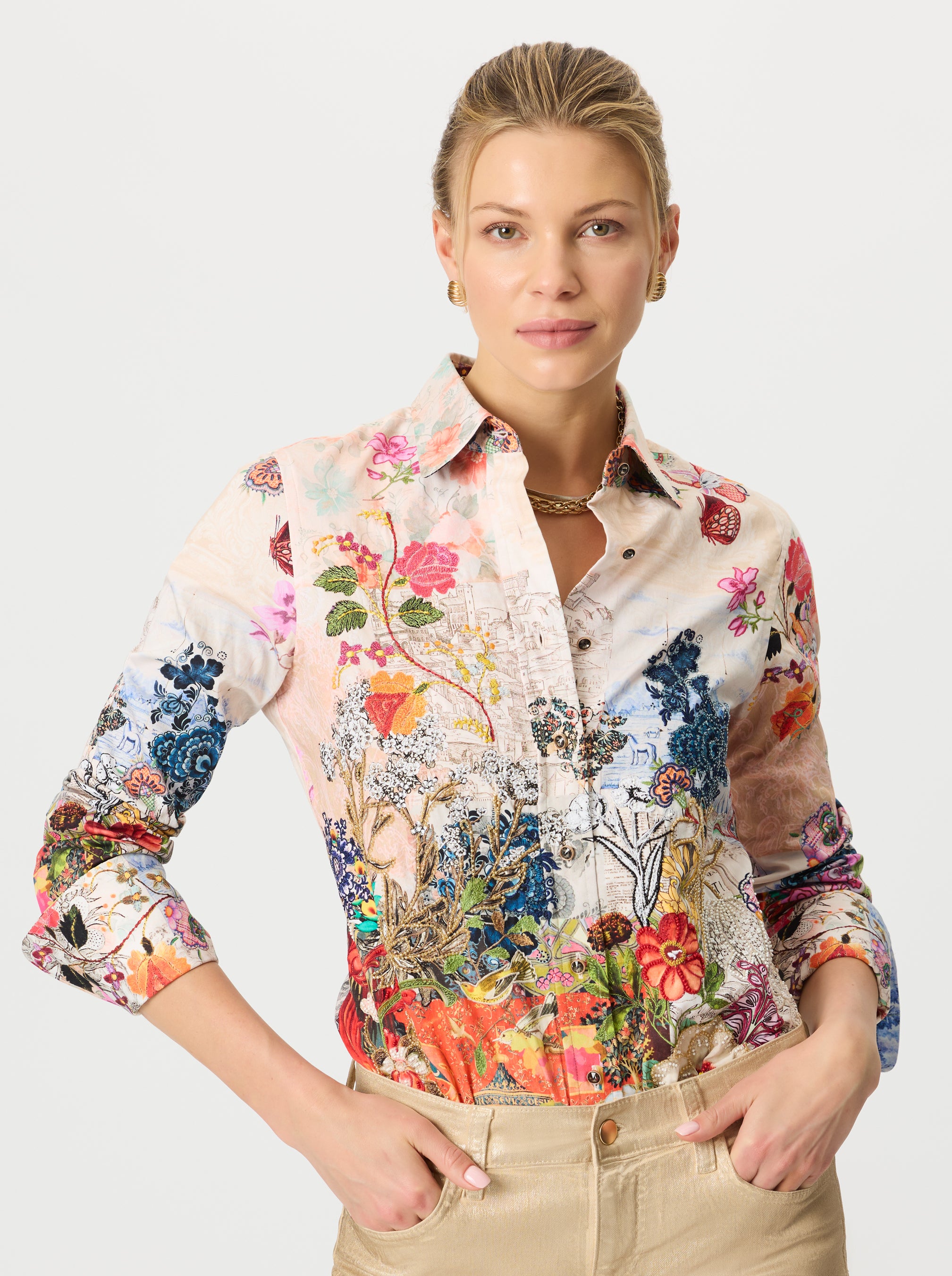 LIMITED EDITION WINGED TAPESTRY LONG SLEEVE SHIRT