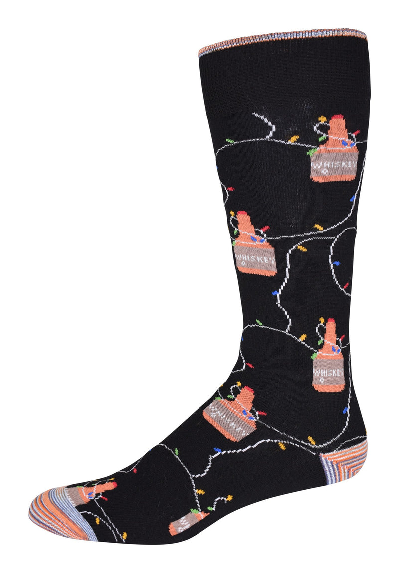 WHISKEY LIGHTS KNIT MENS SOCKS