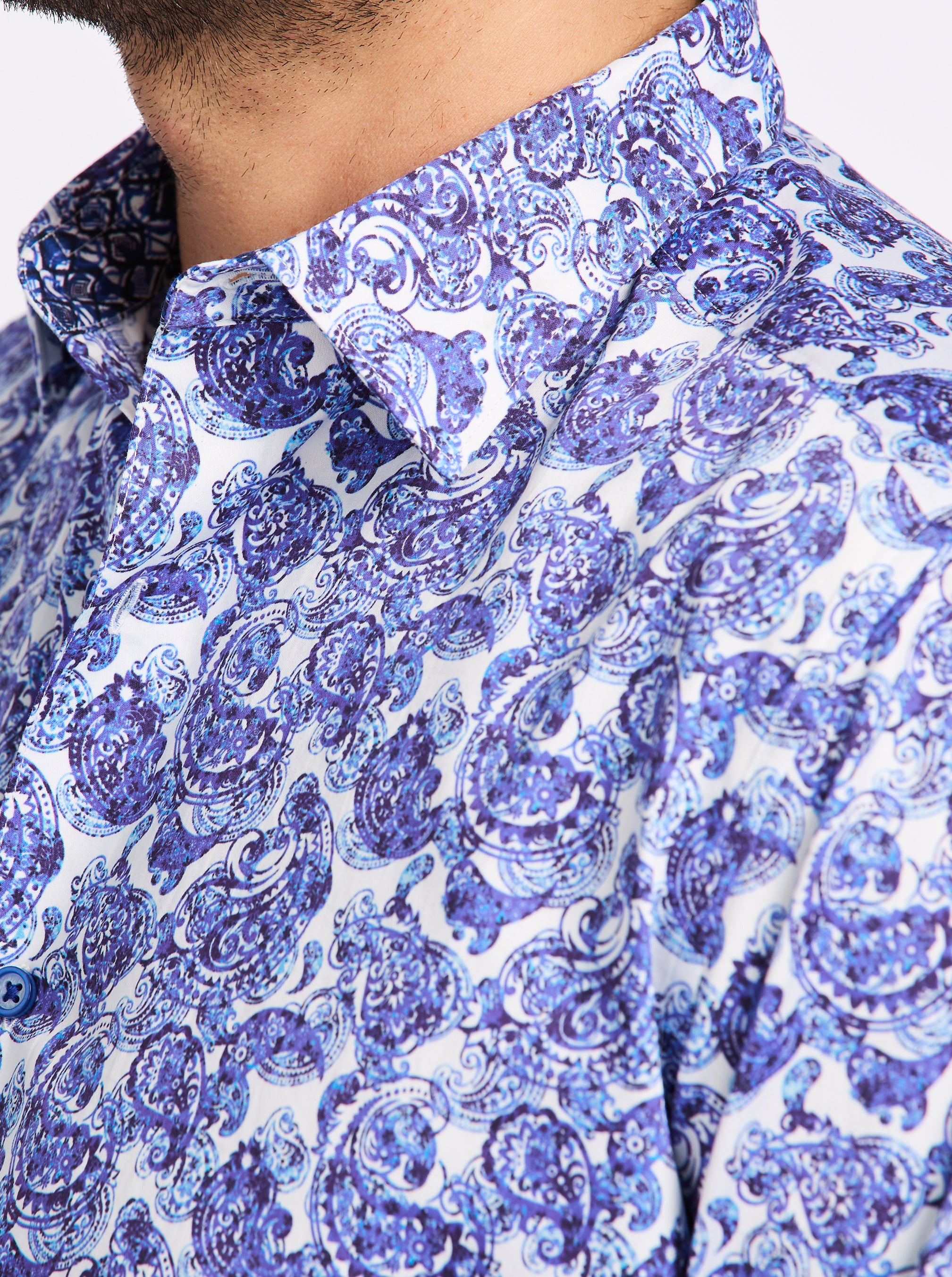 DORVAL LONG SLEEVE BUTTON DOWN SHIRT