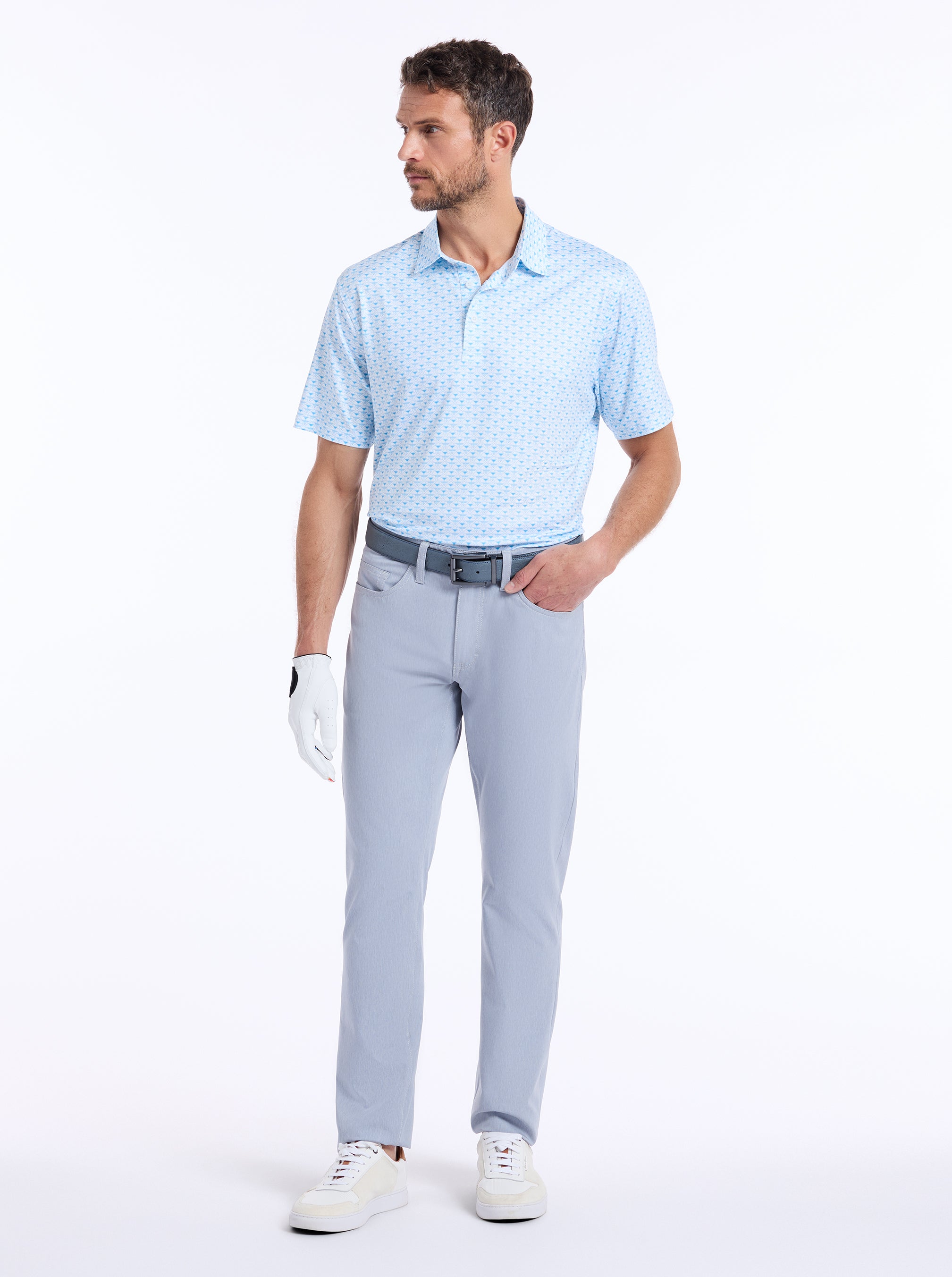 LINKS & DRINKS SHORT SLEEVE POLO